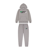 Trapstar Chenille Decoded Hoodie Tracksuit Grey/Green
