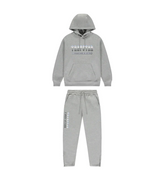 Trapstar Chenille Decoded Hoodie 2.0 Tracksuit Grey/Ice Blue