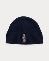 Ralph Lauren Polo Bear Rippstrick-Mütze