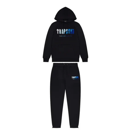 Trapstar Chenille Decoded Hoodie Tracksuit Black/Ice Flavours
