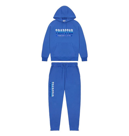 Trapstar Chenille Decoded Hoodie 2.0 Tracksuit Dazzling Blue