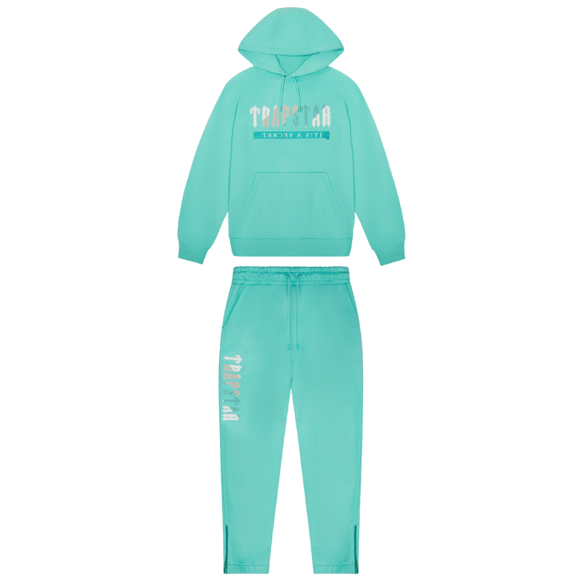 Trapstar Chenille Decoded Hoodie 2.0 Tracksuit Tiffany Blue