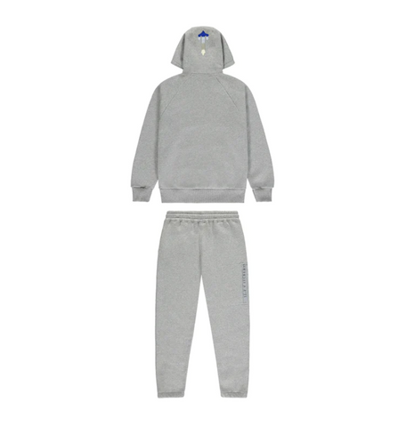 Trapstar Chenille Decoded Hoodie 2.0 Tracksuit Grey Ice Edition