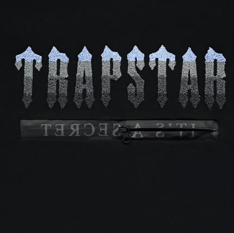 Trapstar Chenille Decoded 2.0 Hoodie Tracksuit Black/Ice Blue