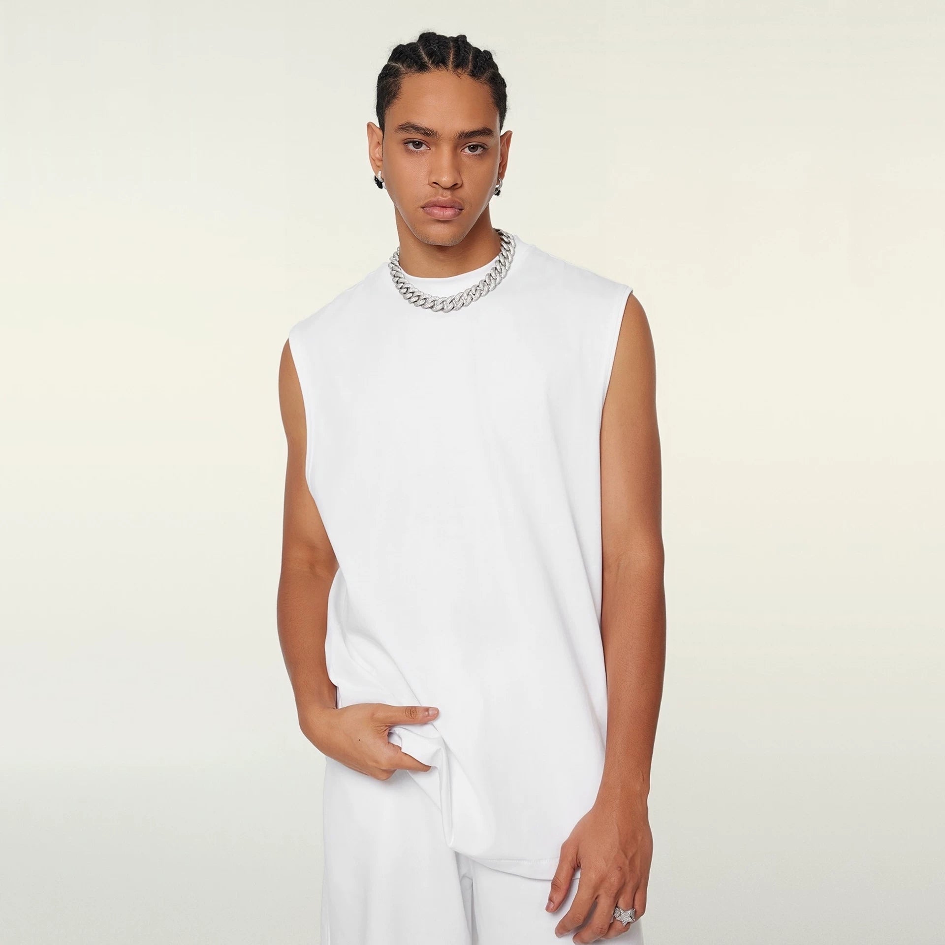 Quick-drying cool-feeling ice-pie Tank Top