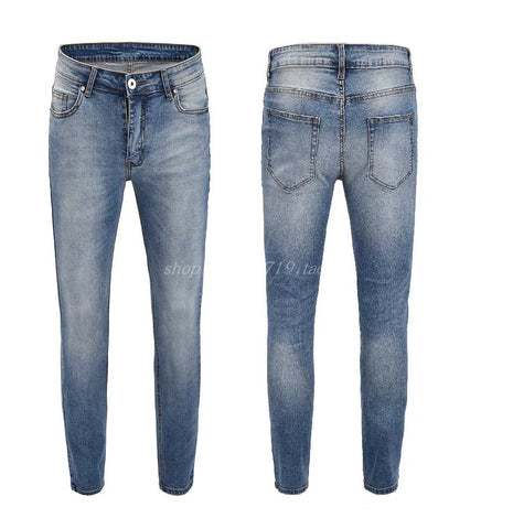 KANYE Washed Casual All-Purpose Denim Pants