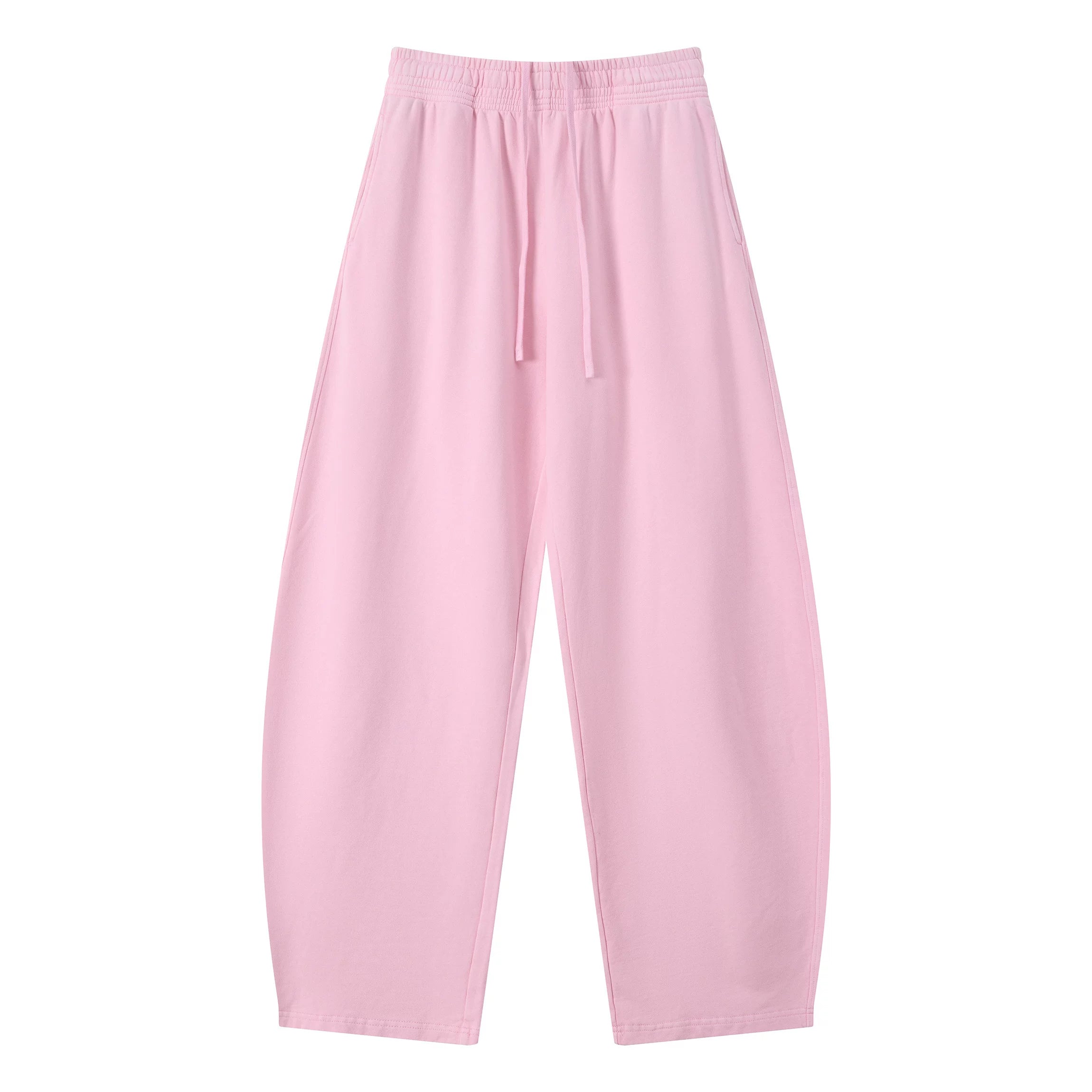 Kanye stretchy distressed washed curved-leg pants