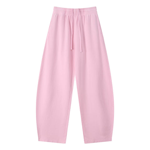 Kanye stretchy distressed washed curved-leg pants