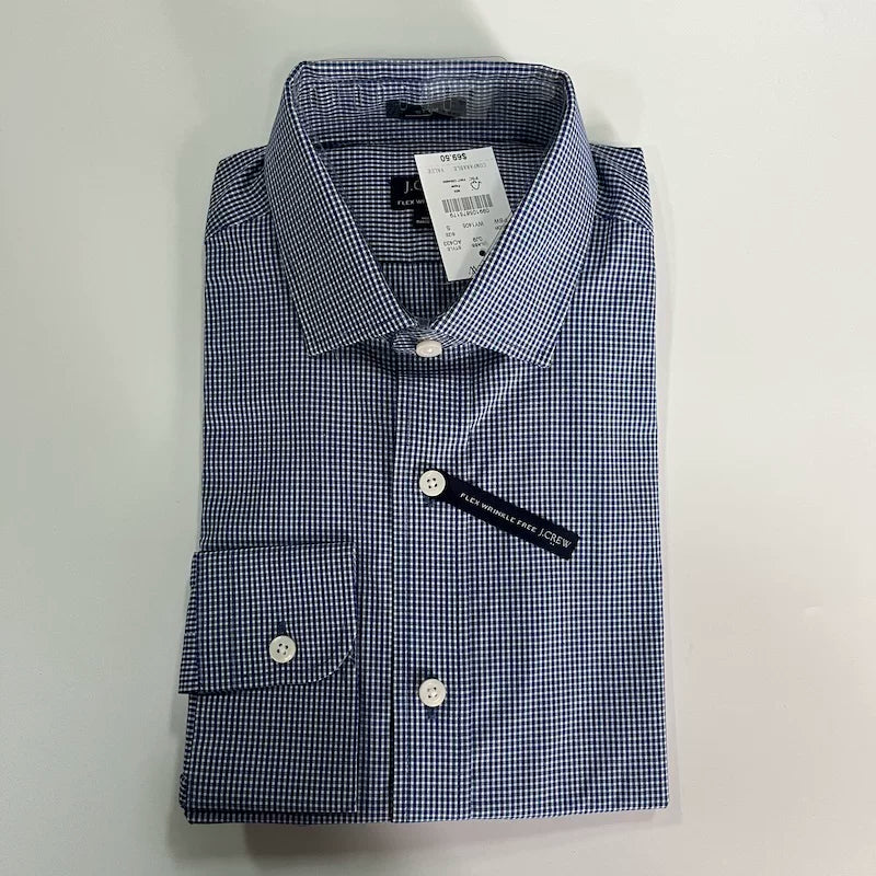 J.CREW Slim-fit Plaid Ironproof Shirt