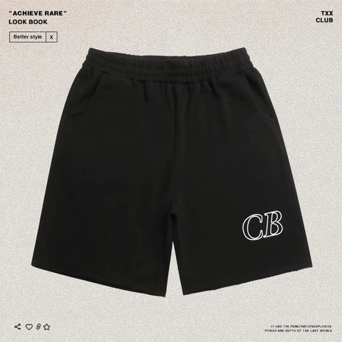 Cole Buxton minimalist letter printed five quarter pants American fashion brand men's and women's loose casual sports shorts