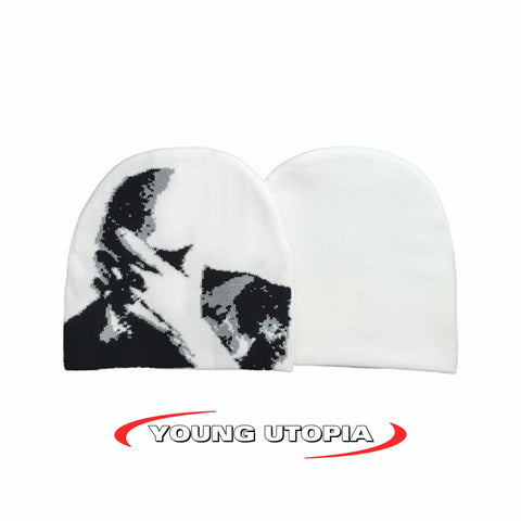American Streetwear Playboi Carti Style Slouchy Beanie