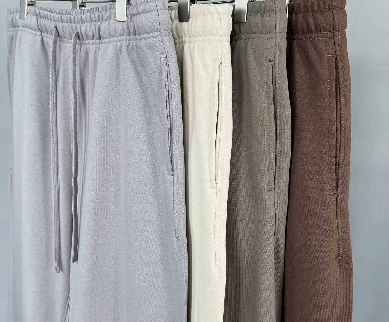 KANYE straight-cut, draping, loose-fitting long pants