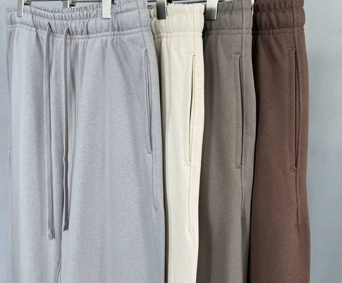 KANYE straight-cut, draping, loose-fitting long pants
