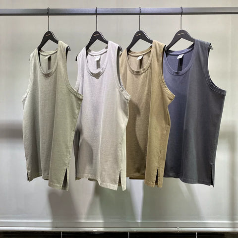 Kanye West's washed-out distressed tank top