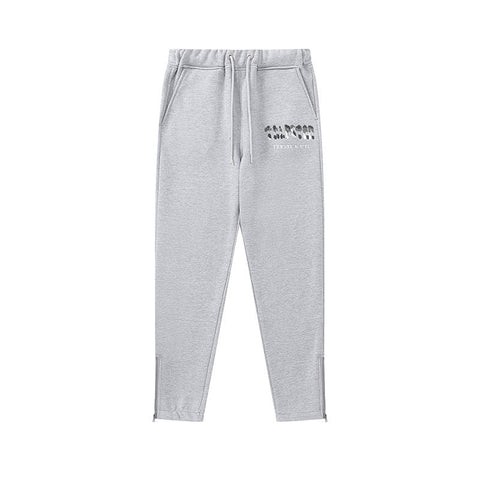 Trapstar Chenille Camo Decoded Hooded Anniversary Tracksuit Grey