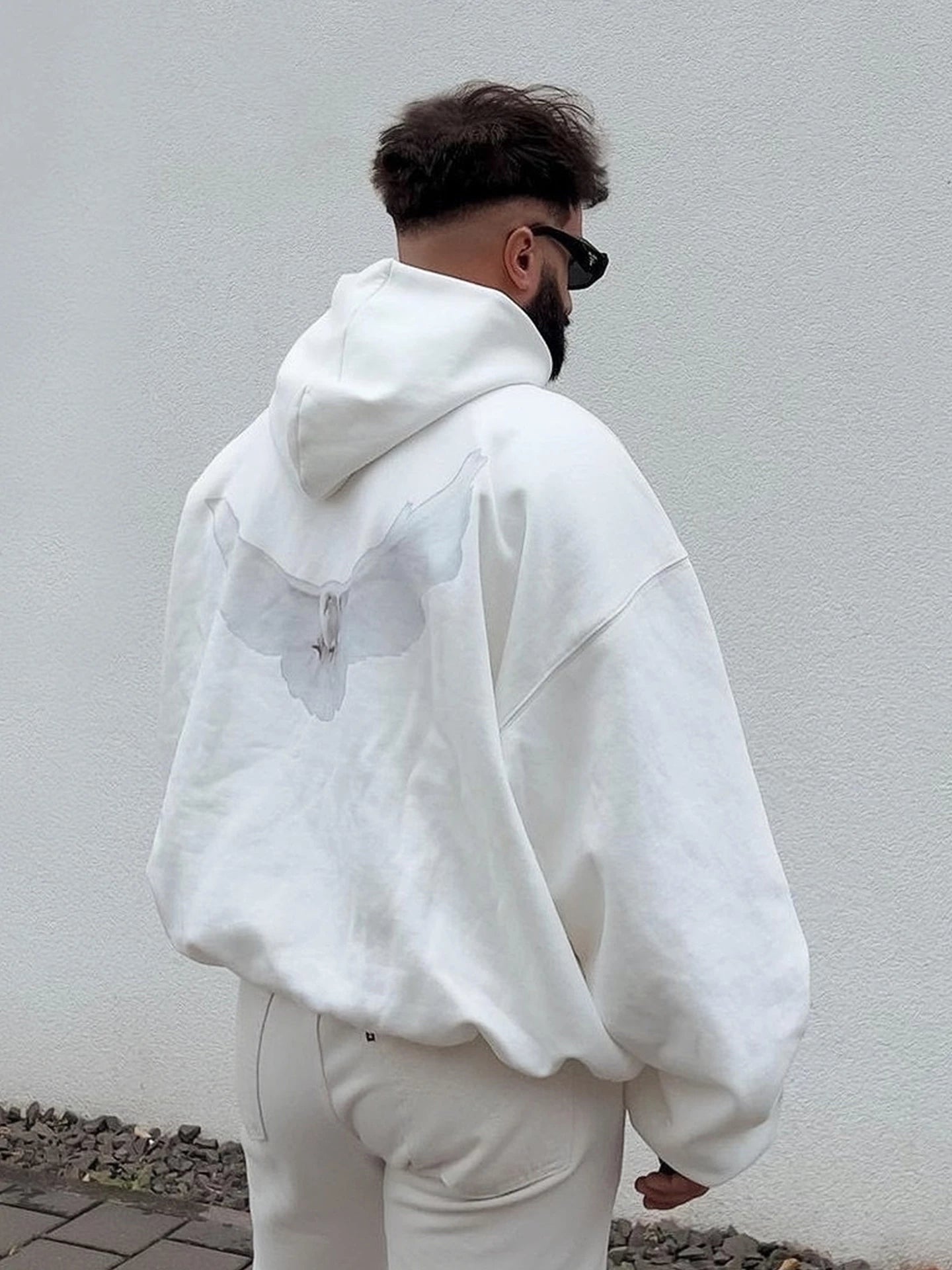 YEEZY Kanye Peace Dove Print Hoodie