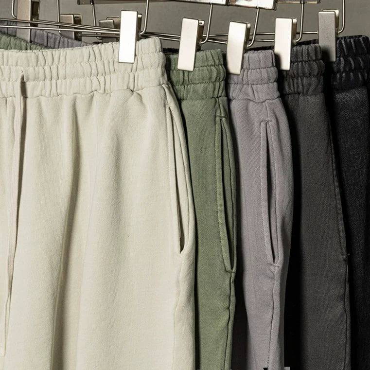 Kanye Retro Drawstring Loose Flared Shorts