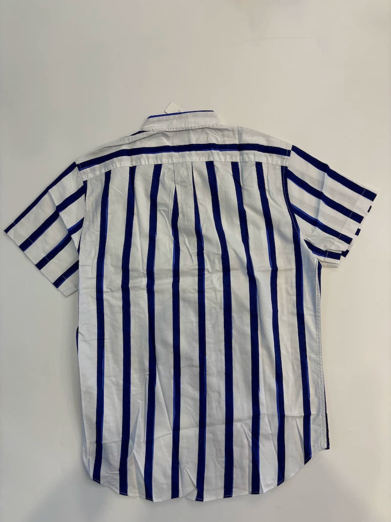 J.CREW Pure Cotton Striped Short-Sleeved Shirt