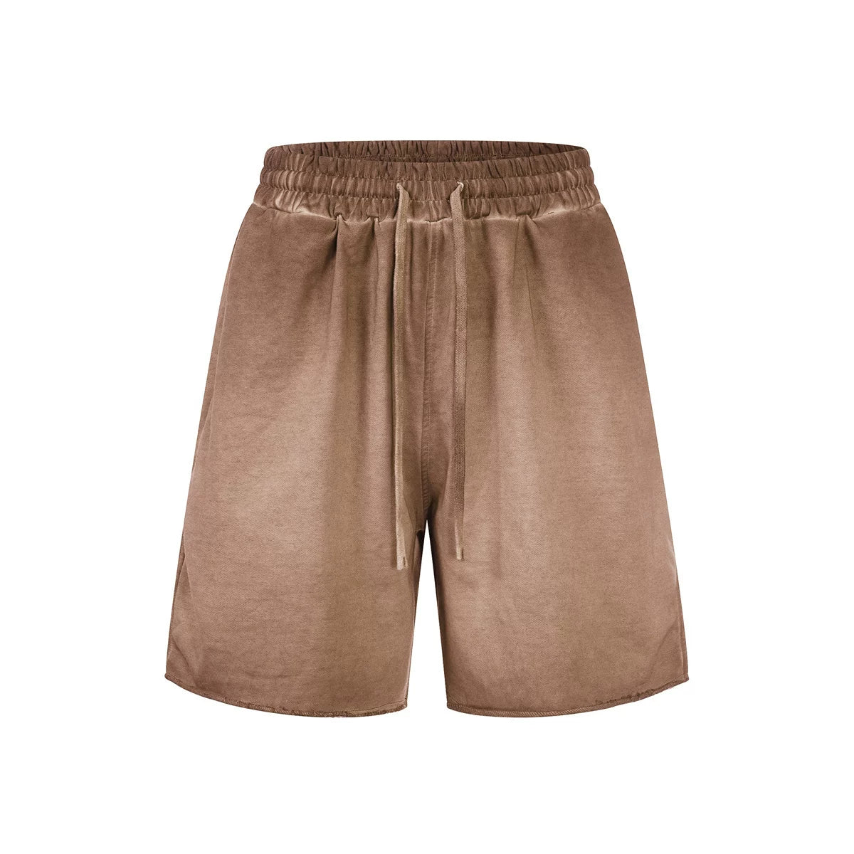 KANYE's loose, washed and distressed shorts