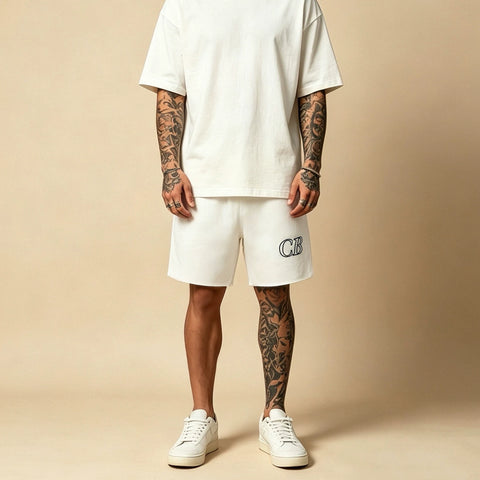 Cole Buxton minimalist letter printed five quarter pants American fashion brand men's and women's loose casual sports shorts