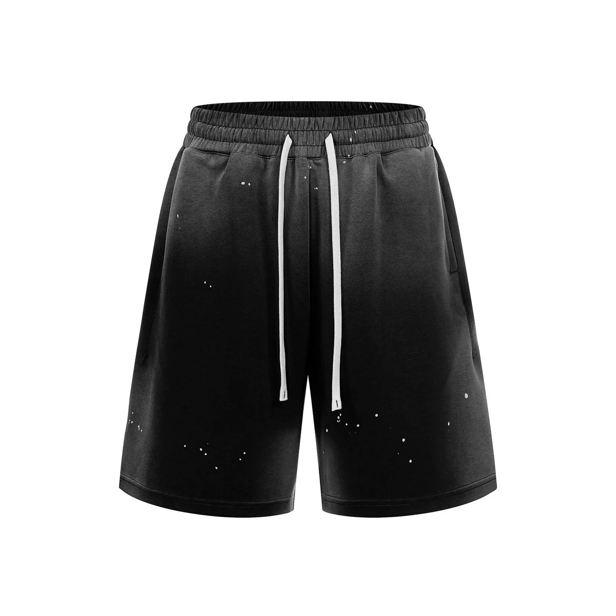 KANYE washed and distressed casual shorts