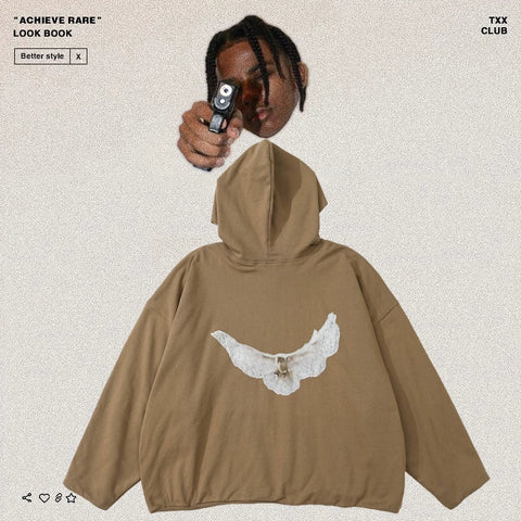 YEEZY Kanye Peace Dove Print Hoodie