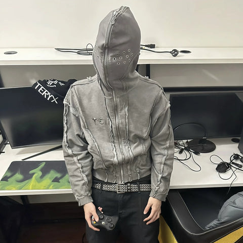 THUG CLUB Shark Mask Hoodie