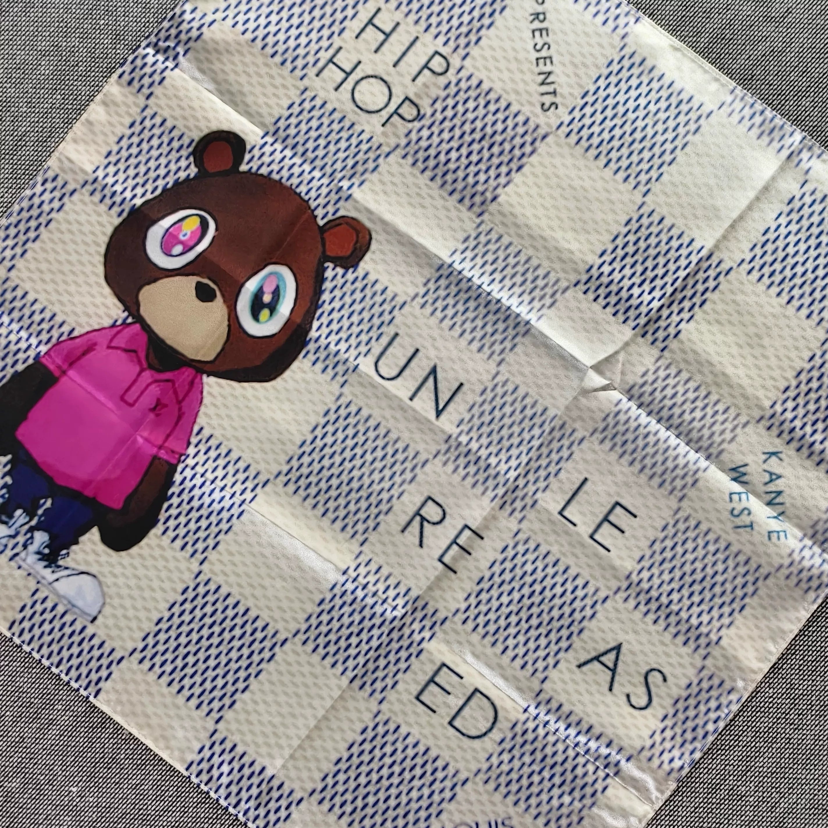 Kanye Inspired Streetwear Rap Album Print Headscarf