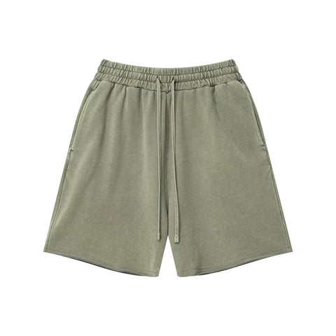 Kanye Retro Drawstring Loose Flared Shorts
