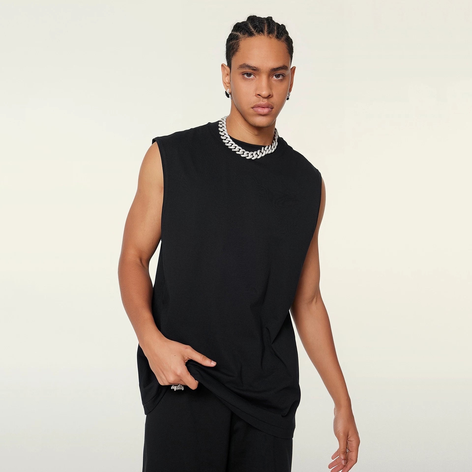 Quick-drying cool-feeling ice-pie Tank Top