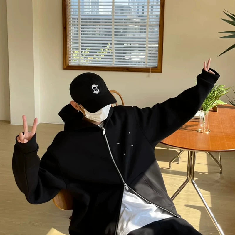 MM Magi Four-Point Embroidered Hooded Sweatshirt