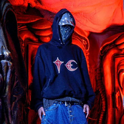 Thug Club Stained Wrinkled Vintage Hoodie