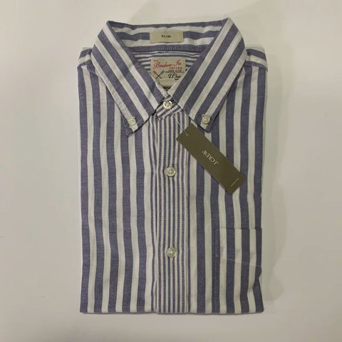 J.CREW Pure Cotton Oxford Blouse with Stripes Shirt