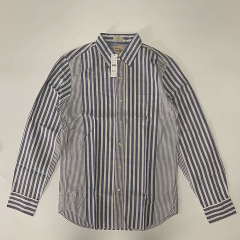 J.CREW Pure Cotton Oxford Blouse with Stripes Shirt