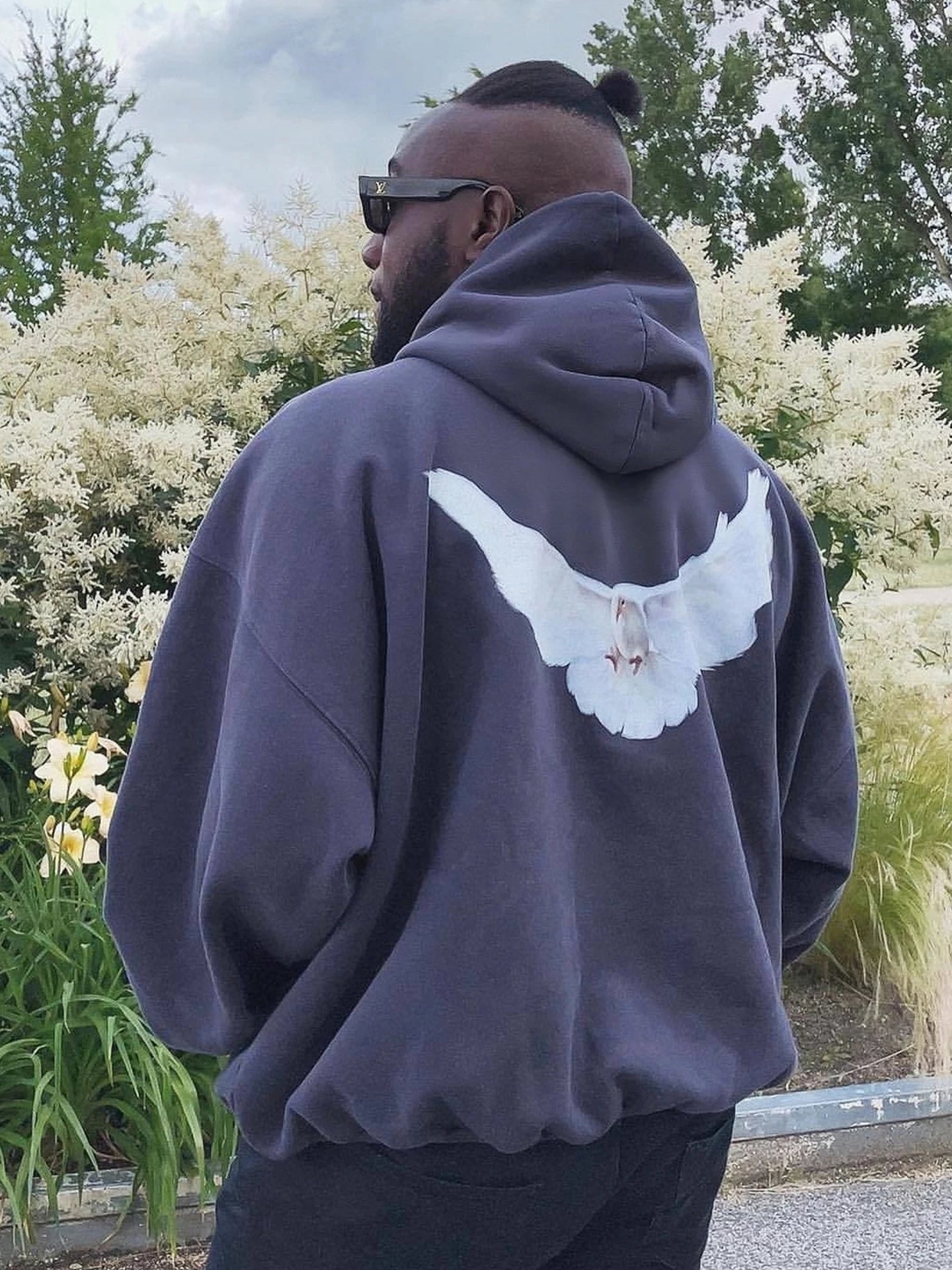 YEEZY Kanye Peace Dove Print Hoodie