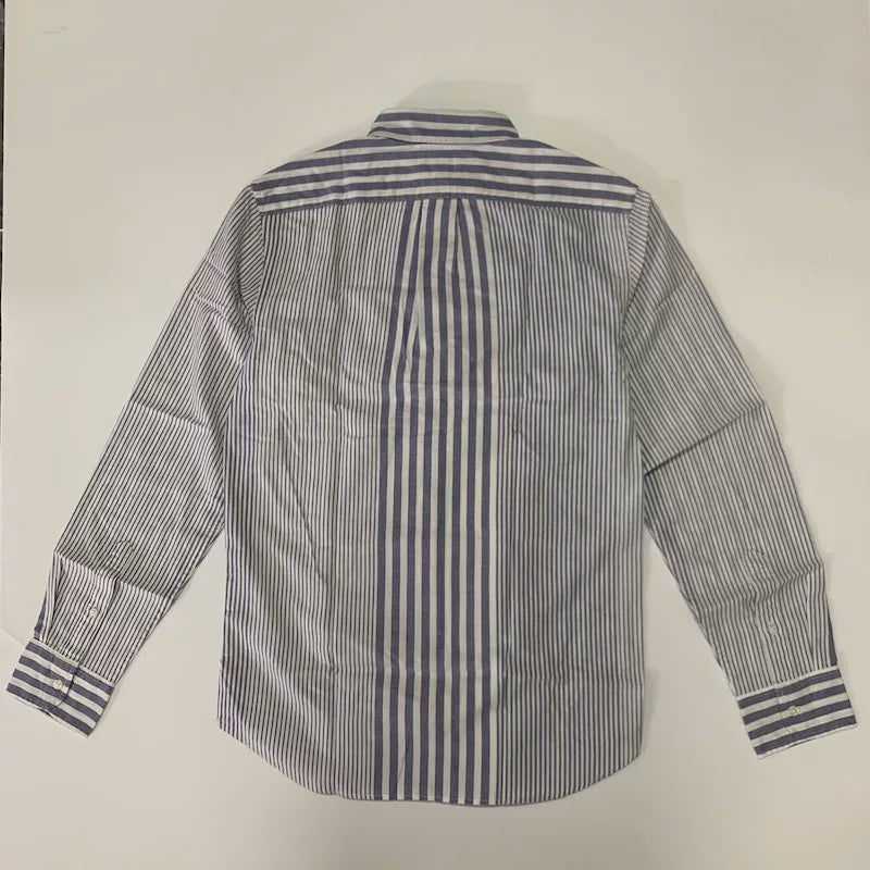 J.CREW Pure Cotton Oxford Blouse with Stripes Shirt