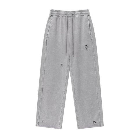 Kanye's distressed washed-out casual pants