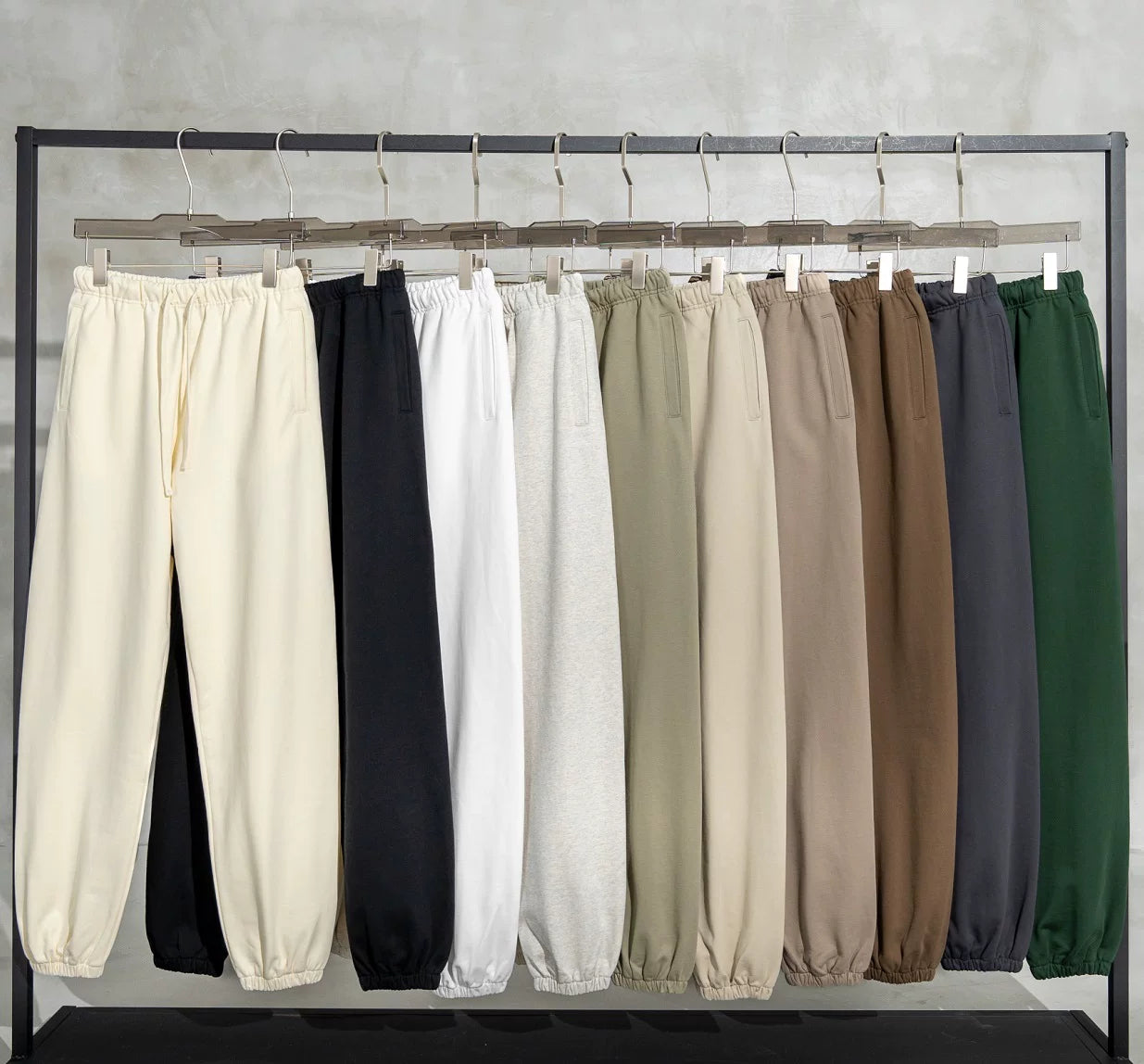 Kanye's streetwear hip and casual long pants
