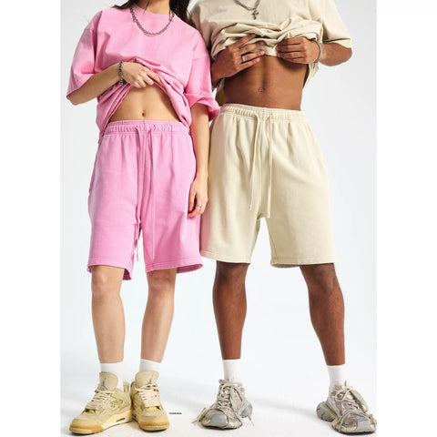 KANYE Washed Hip-Hop Sportswear Shorts