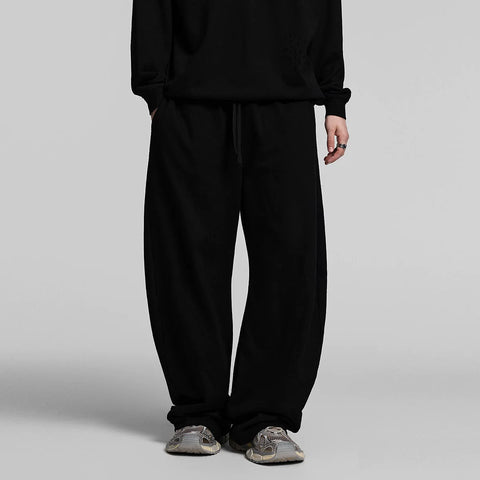 KANYE straight-leg loose casual drawstring pants