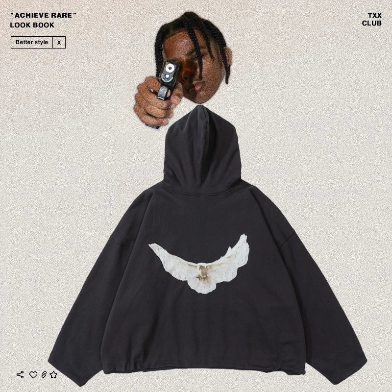 YEEZY Kanye Peace Dove Print Hoodie