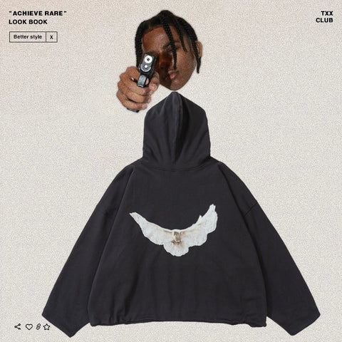 YEEZY Kanye Peace Dove Print Hoodie