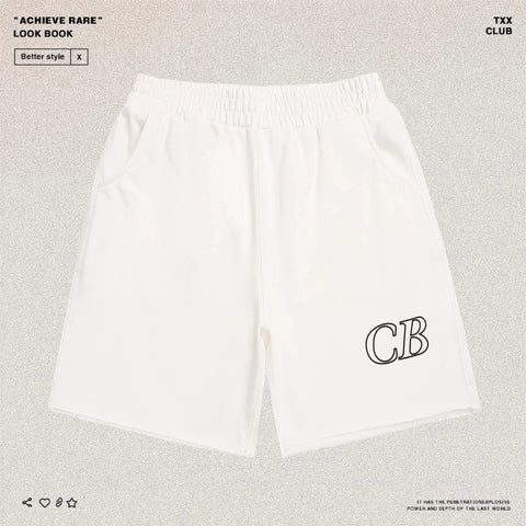 Cole Buxton minimalist letter printed five quarter pants American fashion brand men's and women's loose casual sports shorts