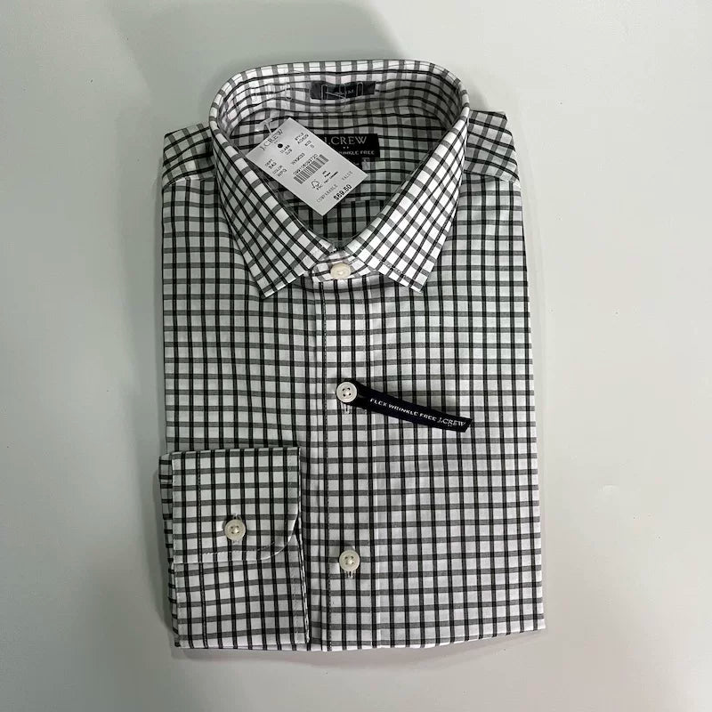 J.CREW Check Business Casual Shirt