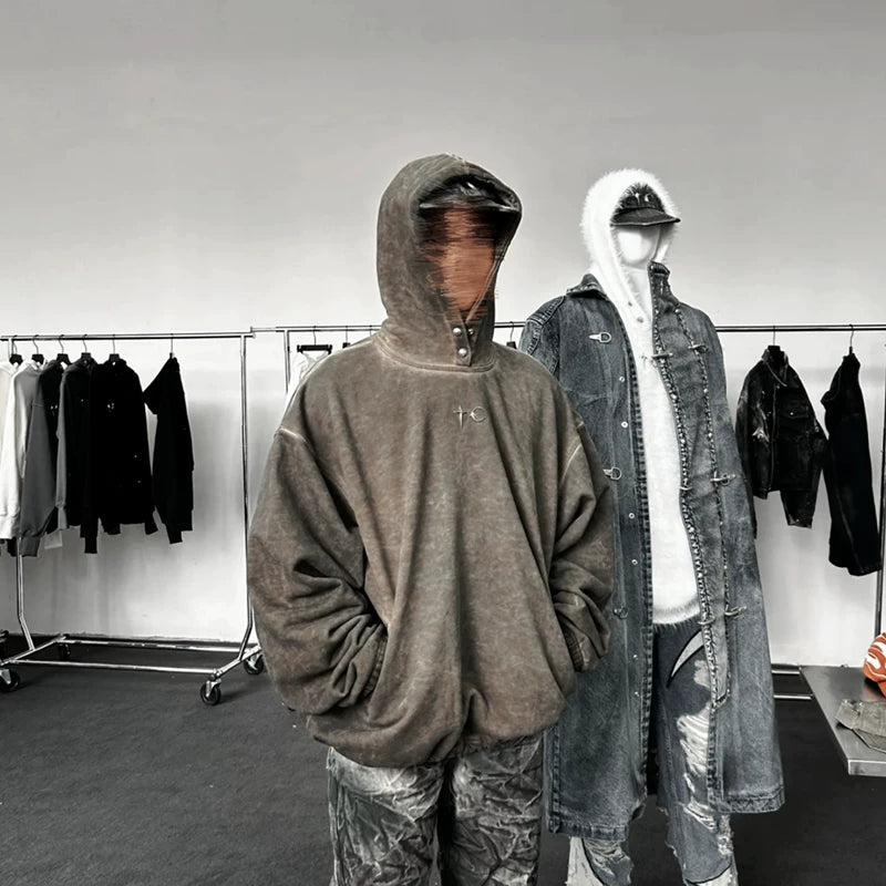 THUG CLUB Star and Moon Jewelry Hoodie