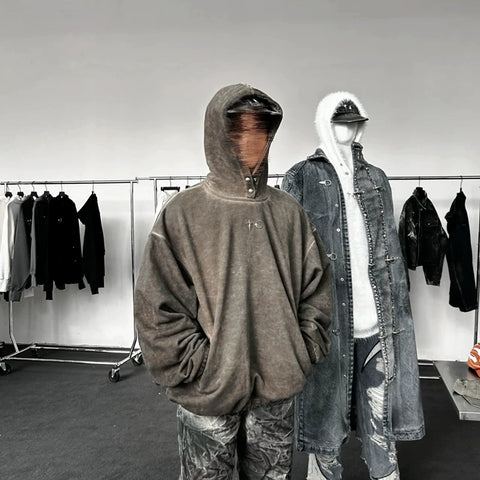 THUG CLUB Star and Moon Jewelry Hoodie