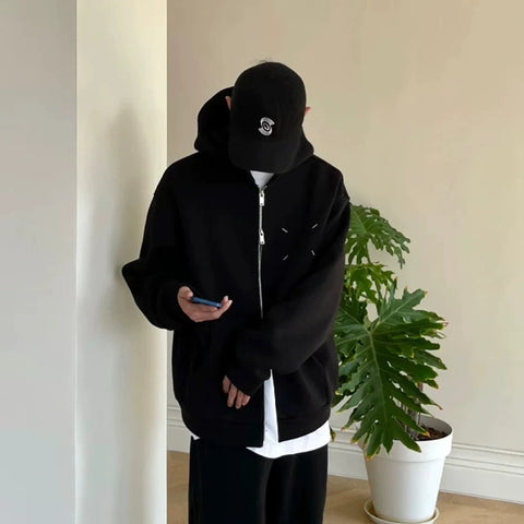 MM Magi Four-Point Embroidered Hooded Sweatshirt