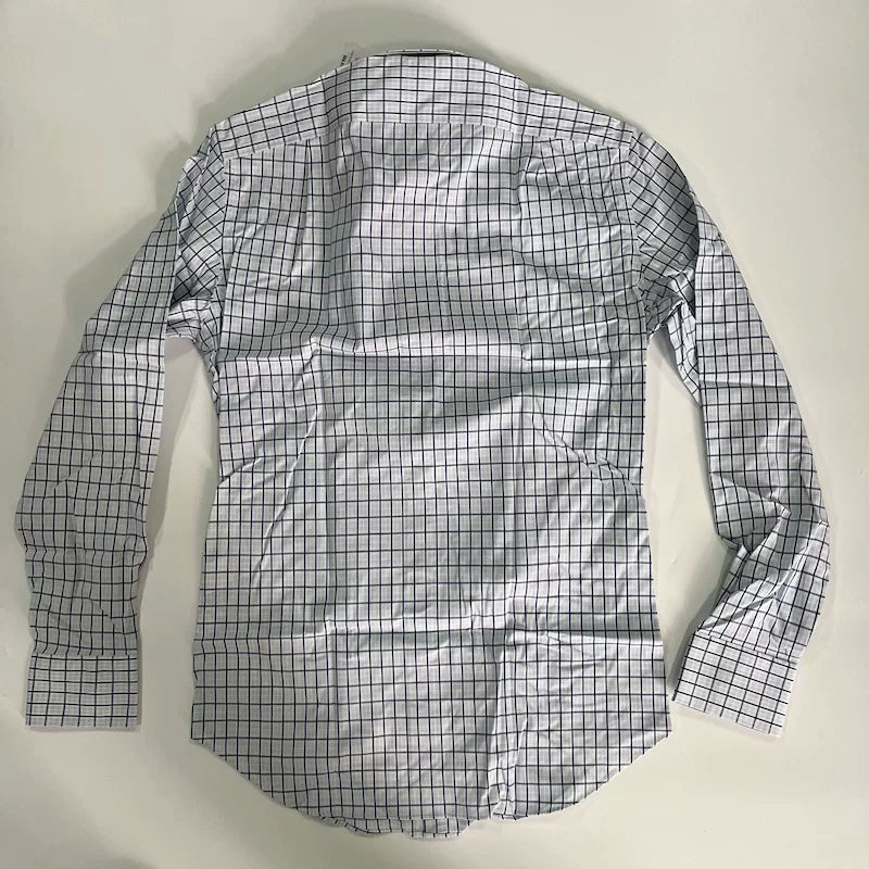 J.CREW Check Print Iron-Friendly Long-Sleeved Shirt