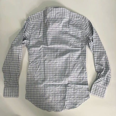 J.CREW Check Print Iron-Friendly Long-Sleeved Shirt