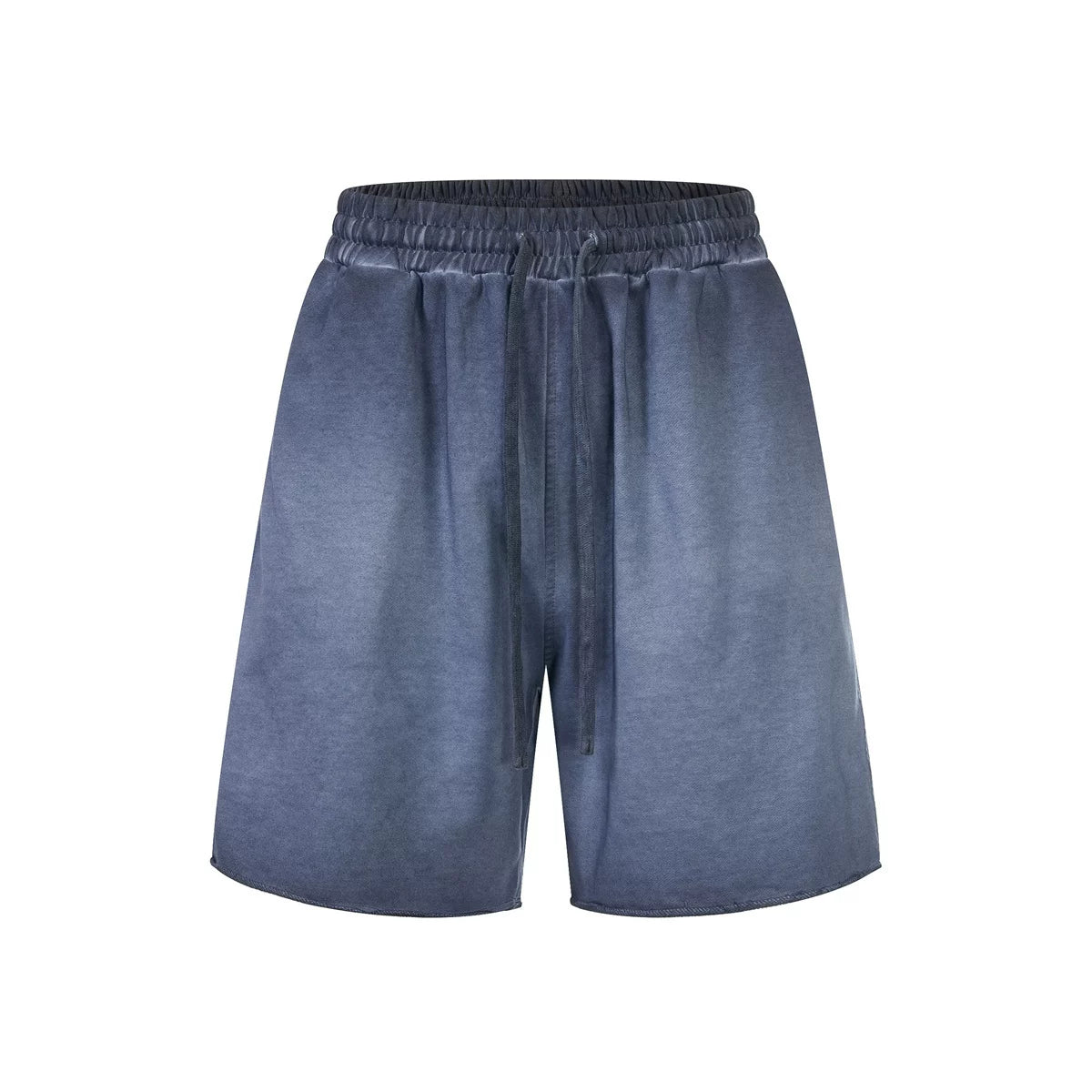 KANYE's loose, washed and distressed shorts
